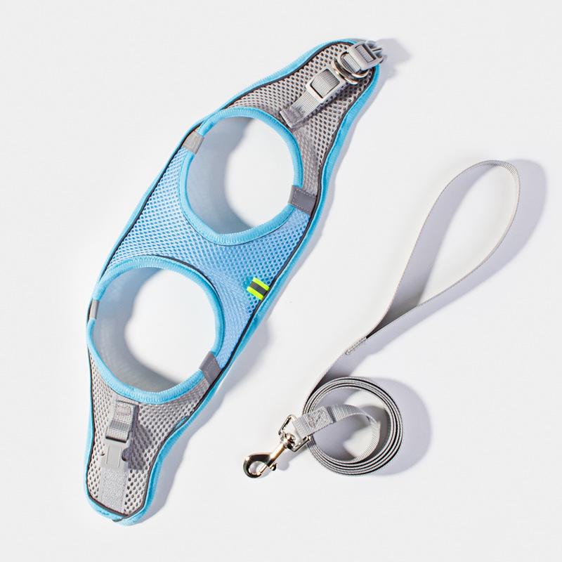 Reflective Anti-Escape Harness with Leash for Small Dogs & Cats