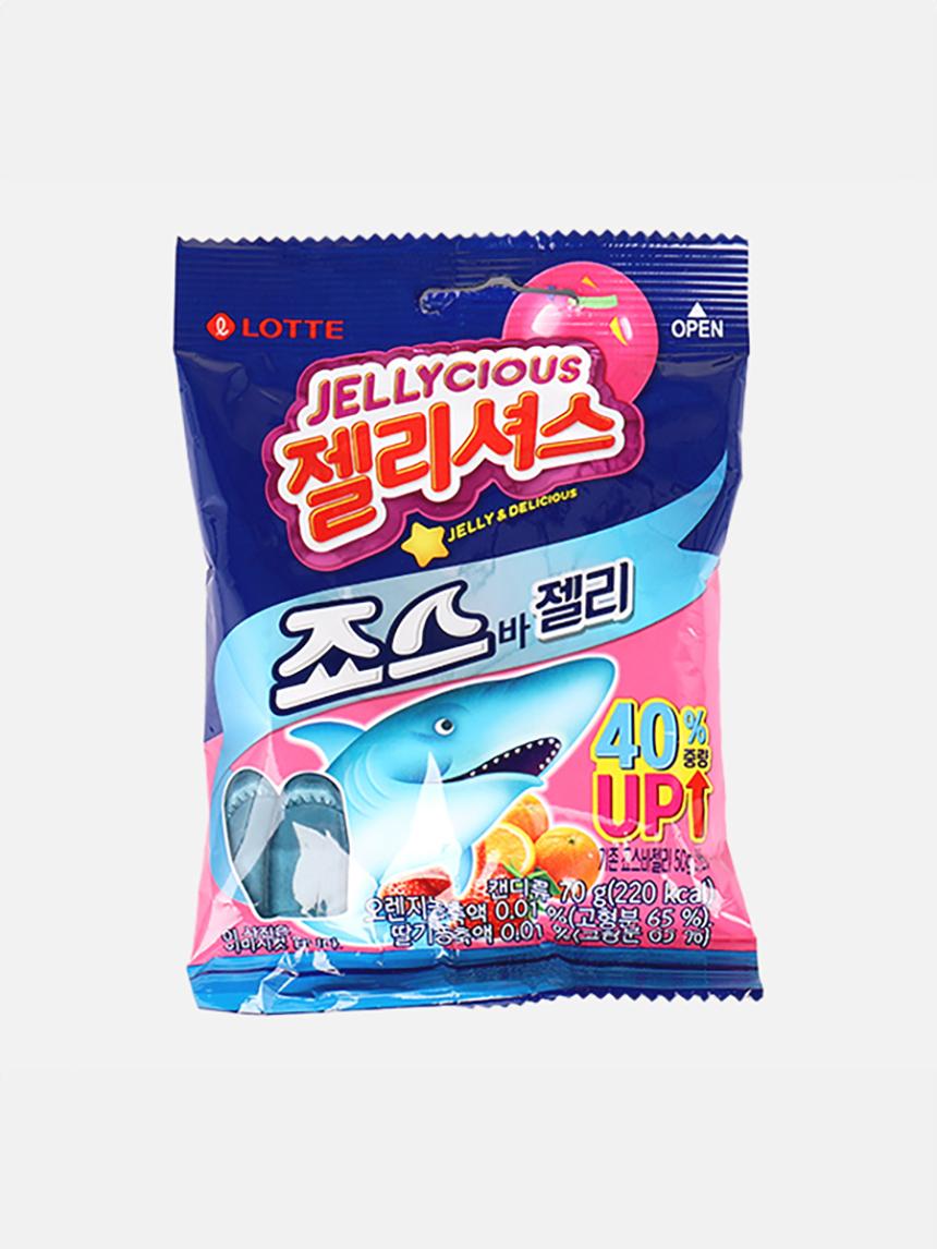 Жевательное желе Lotte Jaws Bar со вкусом 70 г 1ea