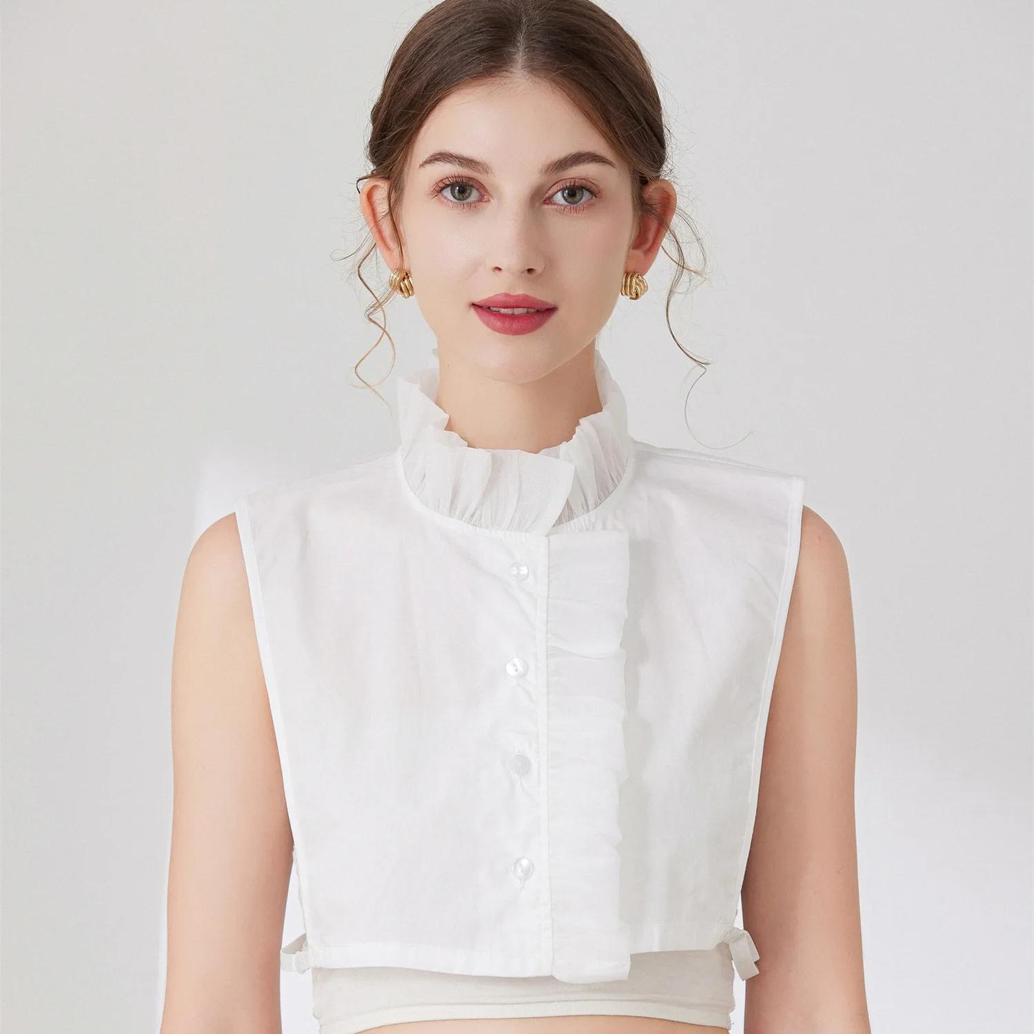 

Винтажный лацкан с искусственным воротником, женская съемная рубашка, фальшивый воротник для женщин, блузка, свитер, лацкан, топ, аксессуары для одежды