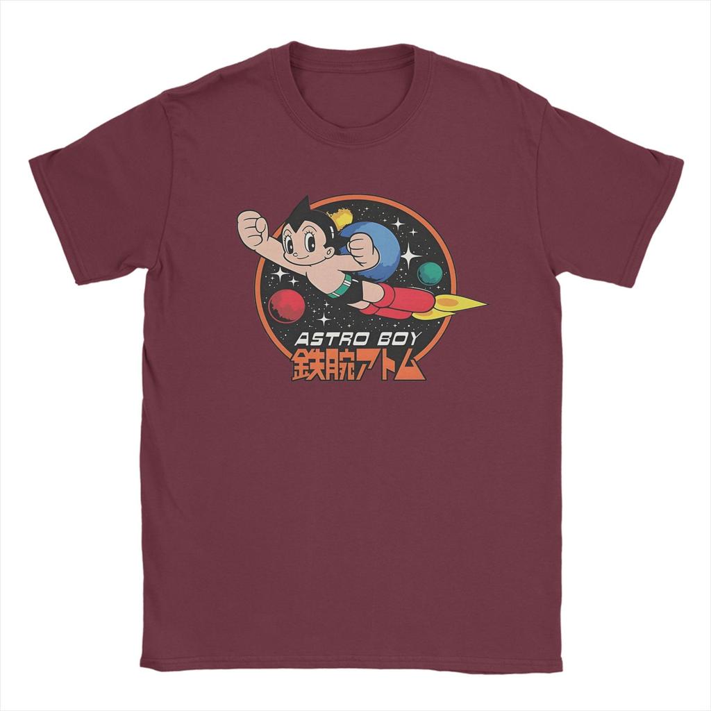 Astro Boy T-Shirts Men Vintage Cotton Tee Shirt Crew Neck Short Sleeve T Shirt Gift Idea Clothes