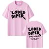 Loded Diper World Tour Tshirt Unisex Women Clothing Vintage Rock Oversized Short Sleeve Tshirts Unisexs Casual 100 Cotton T Shirts