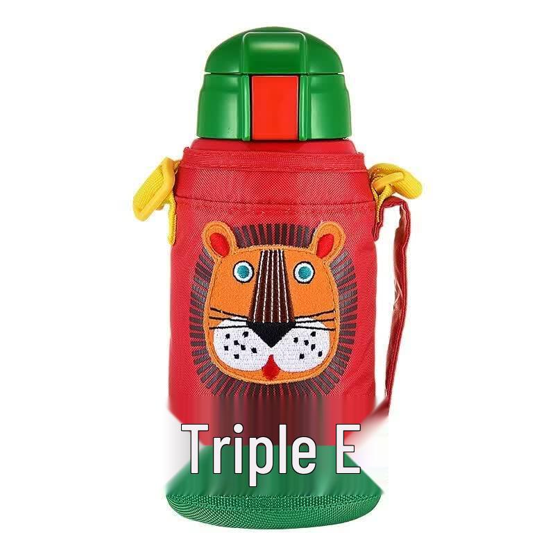 Tiger Kids Insulated Straw Water Bottle