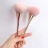 Golden Small Waist Extra Large Powder Blush Brush with Soft Dai Bristles