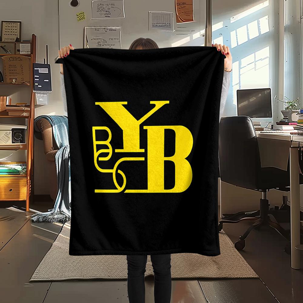 1pz Coperta in Flanella BSC Young Print, Alta Qualità per Tutte le Stagioni, Decorazione per la Casa, Calore e Comfort, Perfetta per Regali di Natale
