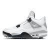 Air Jordan 4 Golf White Cement Unisex Sneakers Tech-Grey Black Fire-Red CU9981-100