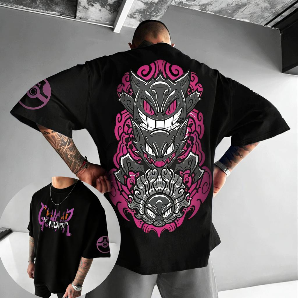 Abbigliamento Periferico Anime Pokémon Maglietta Classica a Fumetti Manica Corta Girocollo Estate 2026 Uomo Donna Coppie Abbigliamento Sportivo