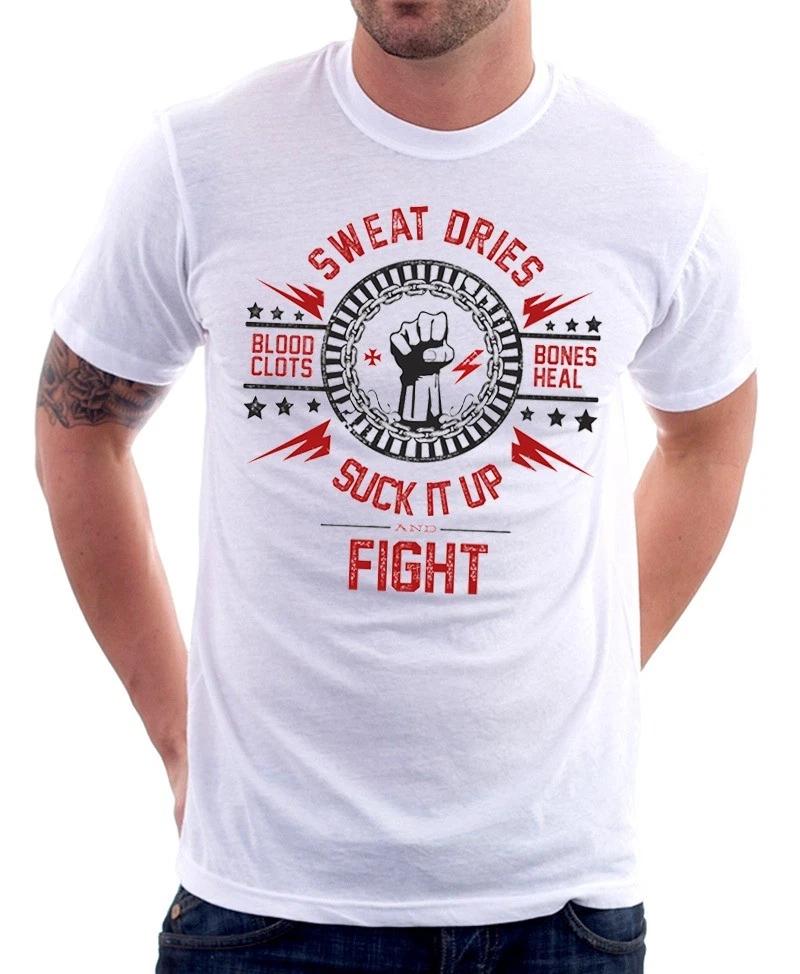SUCK IT UP and FIGHT CLUB Project MAYHEM Tyler Durden BLOOD t-shirt OZ9639 M
