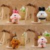 Cute Teddy Dog Plush Doll With Heart Necklace For Gift And Decor