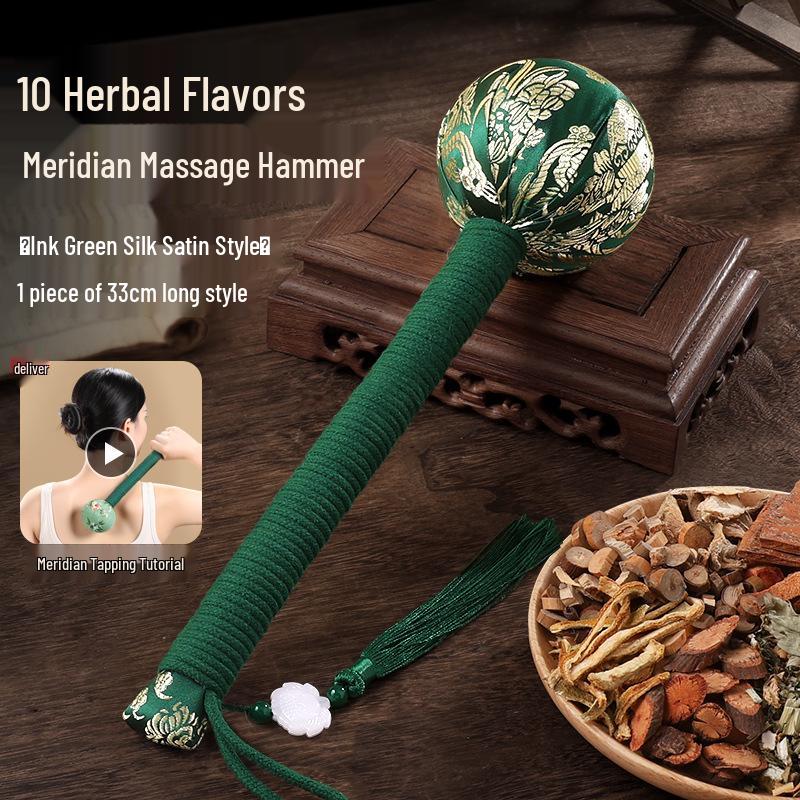 Mugwort Meridian Massage Hammer for Back & Shoulder Tapping