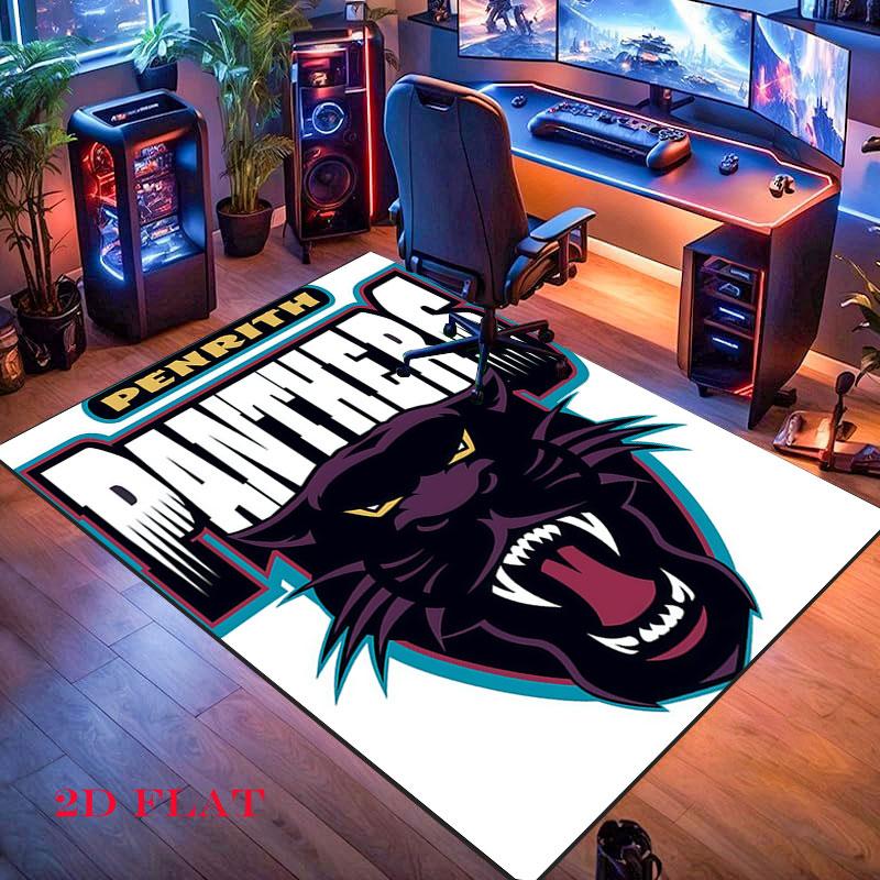 Penrith Panthers Fight Carpet Rug for Living Room Bedroom Home Sofa Decoration,Kids play Nonslip Floor Mat