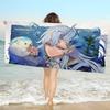 Genshin Impact Neuvillette Microfiber Printed Beach Towel Mountain Climbing Yoga Beach Swimming Running Absorbent Soft Towel