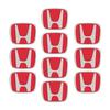 13mm 5/10pcs Car Key Badge Emblem Replacement Car Key Stickers For Honda Civic Accord Fit CRV Jazz Odyssey Insight Legend HRV aja256
