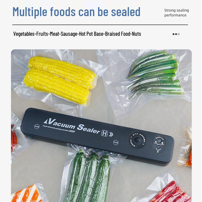 Textured Vacuum Sealed Fresh-Keeping Bag – Transparent, Moisture-Proof Mesh for Household & Cooked Foods