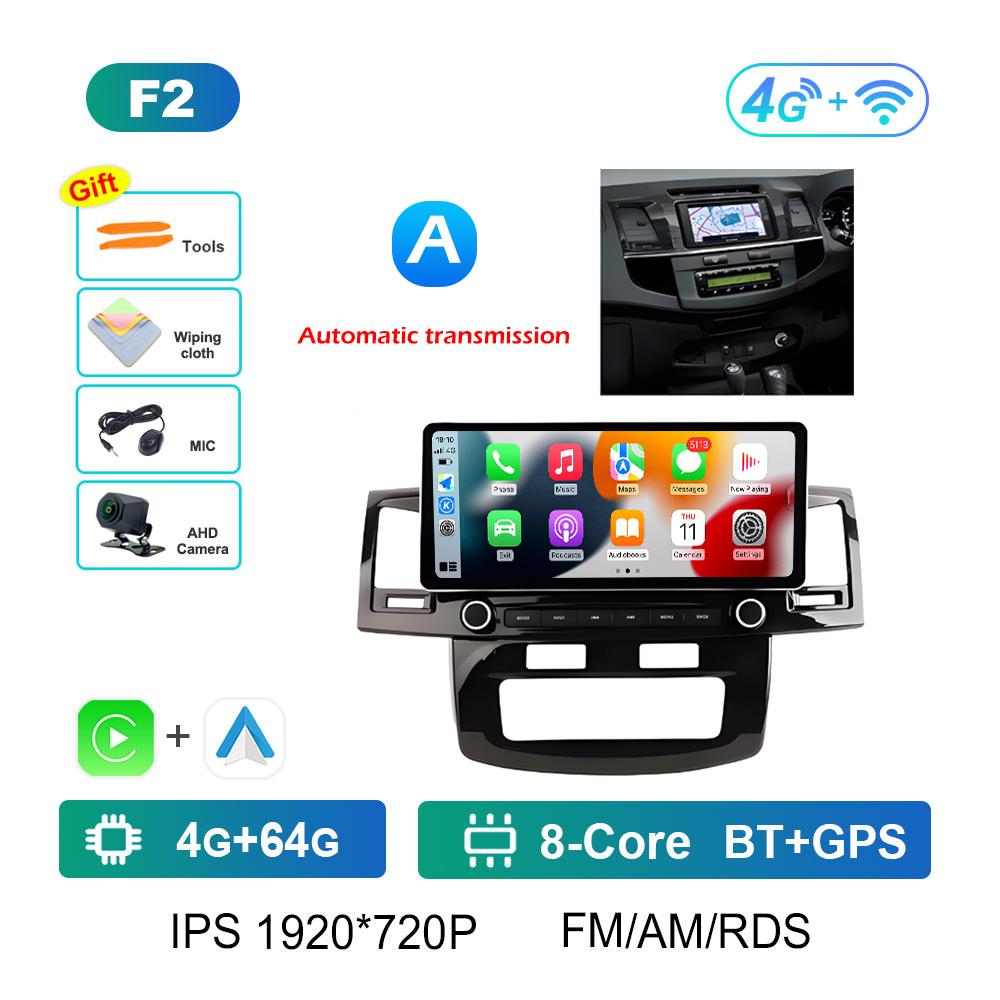 For Toyota Hilux 2005 2006 2007 2008 - 2014 Car Video Radio Multimedia Player Android Smart System Navigation GPS Bluetooth WIFI