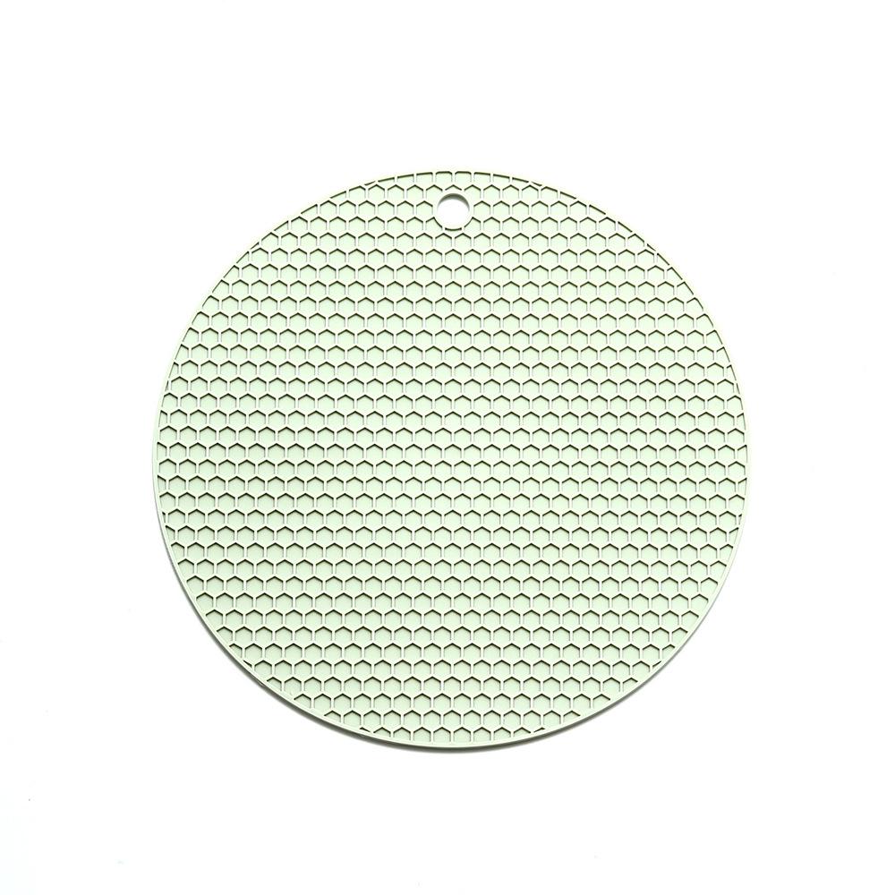 Silicone Honeycomb Heat-Resistant Non-Slip Pot Mat - Easy Clean & Anti-Scalding Placemat.