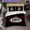Biancheria da letto a tema Sunderland Set 3 pezzi Copripiumino Biancheria da letto decorativa per camera da adolescente Decorazione per la casa