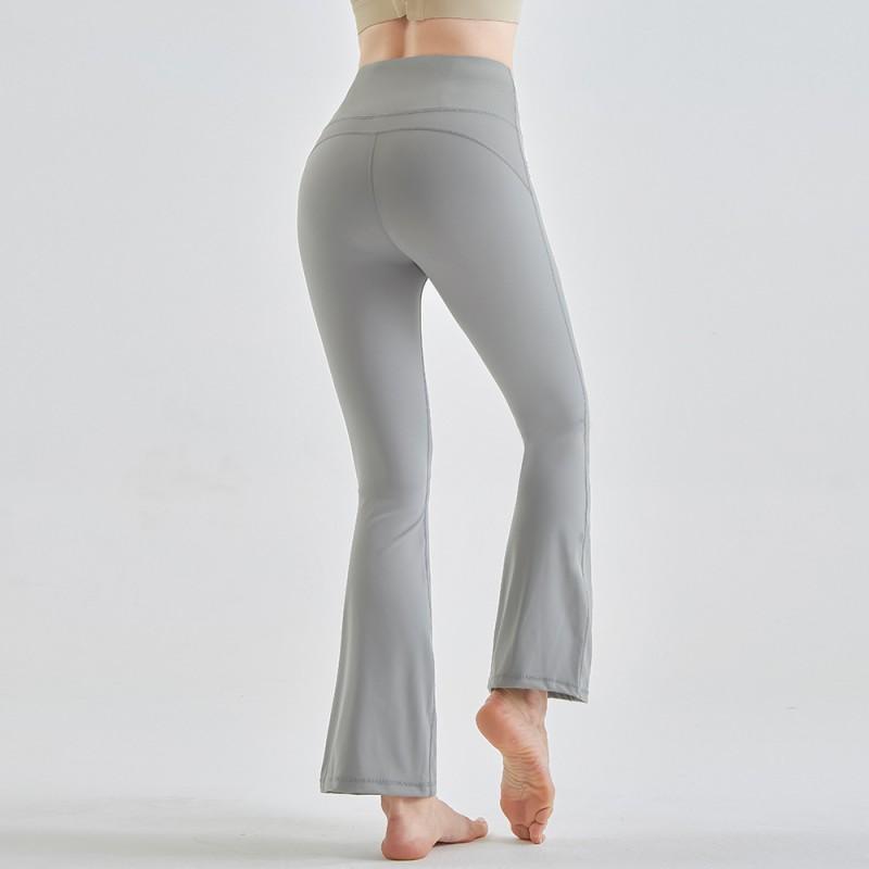 High Waist Tummy Control Yoga Pants Women Stretchy Flared Leggings Slim Fit Workout