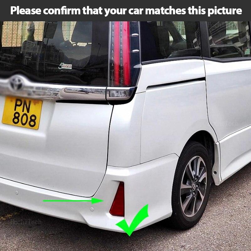 Functions LED Reflector Lamp Rear Fog Lamp Bumper Light Brake Light For Toyota NOAH VOXY 80 Series