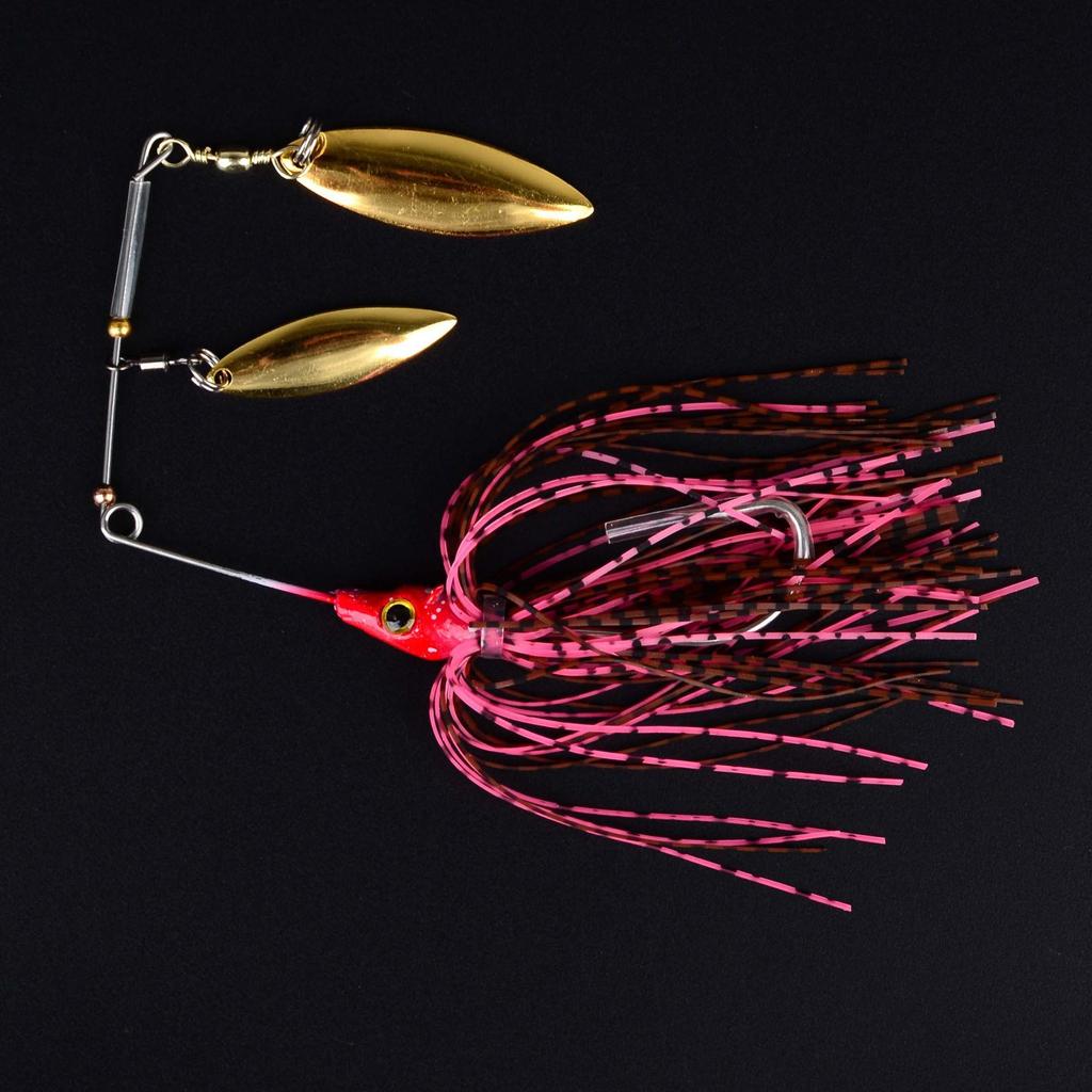 New 15.5g Spinner Blade Fishing Lure - Fake Fish Composite Spinner