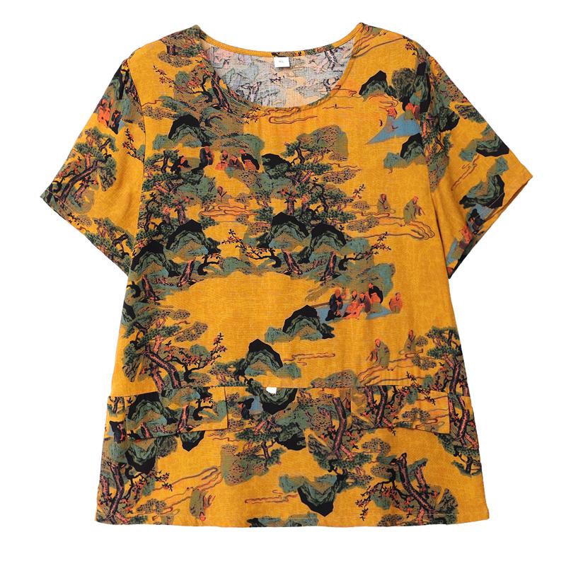 Damen-Hosen-Sets, Sommer, Übergröße, elegantes 2-teiliges Set für Damen, lässige Hose mit hoher Taille und Kurzarmbluse