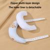 Breathable Cotton Baby Pillow Crescents Shape Neck Support Cartoon Pattern Bedding Pillow for Newborns