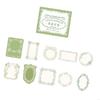 30 Sheets Flower Embossed Scrapbooking Paper Decorative Note Paper Sheets for Scrapbooking Journal Gift Packaging J0MC
