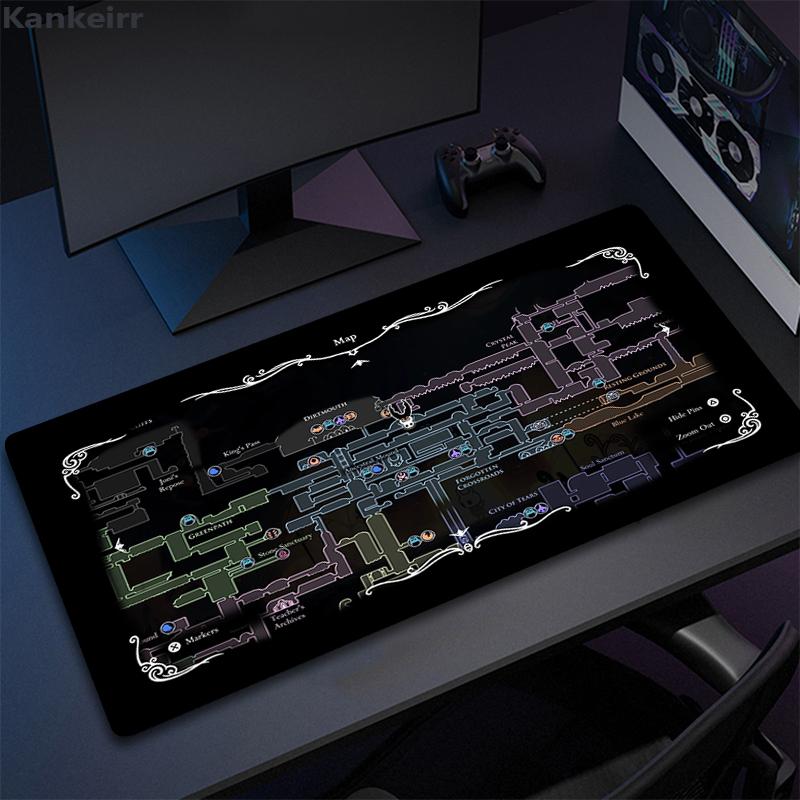 Tappetini per Mouse Hollow Knight Tappetini da Tavolo Mousepad per Computer Azienda Tappetino Grande per Scrivania 80x30 XXL Grandi Tappetini per Mouse da Giocatore Tappetini per Mouse Anime Tappeti