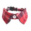 New Pet Cat Collar British Gentleman Plaid Bow Tie Stylish Accessory for Cats Dog Accessories Cat Collar Dog Y Harness