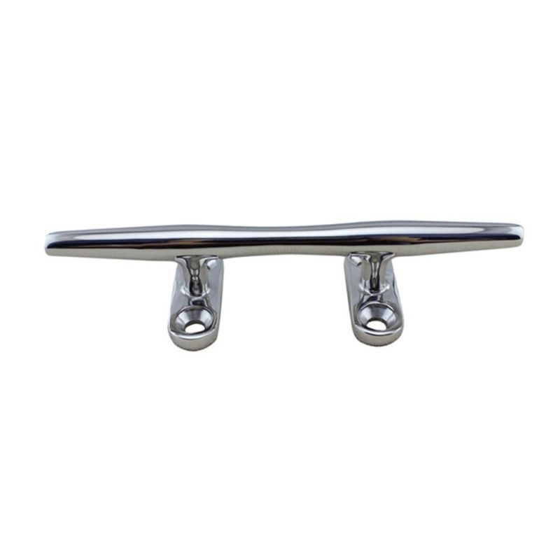 316 Stainless Steel Boat Dock Cleat Heavy Duty Silver Marine Rope Cleat 4/5/6/8/10/12 Inch Durable