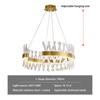 Modern C Shaped Chandelier Round S Shaped Crystal Chandelier for Living Room Dining Room Lamp LED Crystal Pendant Light Lighting