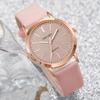 Damläderklocka Dam Quartz Armbandsur Rund urtavla Klocka