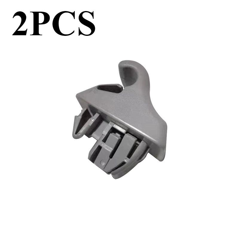2Pcs Car Sunshade Fixing Buckle Support Makeup Mirror Clip Interior Hook Bracket Suitable For Mitsubishi Pajero V73V77V93V97 Y58