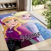 Custom Name Elsa's Magical Frost Carpet Rug Customizable Soft Washable Anti-Slip Home Living Room Sofa Mats Personalized Rug. 0909278