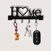 Stylish Metal Key Holder Modern Entryway Organizer No Drill Wall Mount Home Love Design
