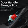 For Tesla Model 3/3 Highland Y/Y Juniper Car Side Door Handle Storage Box ABS/Flock Tray Organizer Container Accessories Tidying