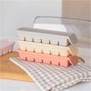 Dobbelt-forseglet baby mad opbevaringskube 6-rum fryser beholder