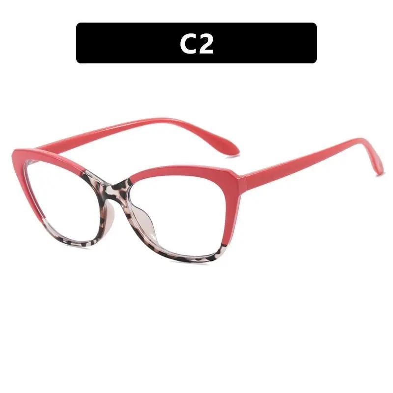 KOTTDO Classic Anti-blue Light Computer Eye Glasses Frames for Men Women Vintage Square Plastic Cat Eye Glasses Frame Eyewear