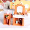 Spielzeugmodelle Mini-Möbel Spielmuster Kinder Subminiatur-Spielzeug Badezimmerszene Set Kugelform