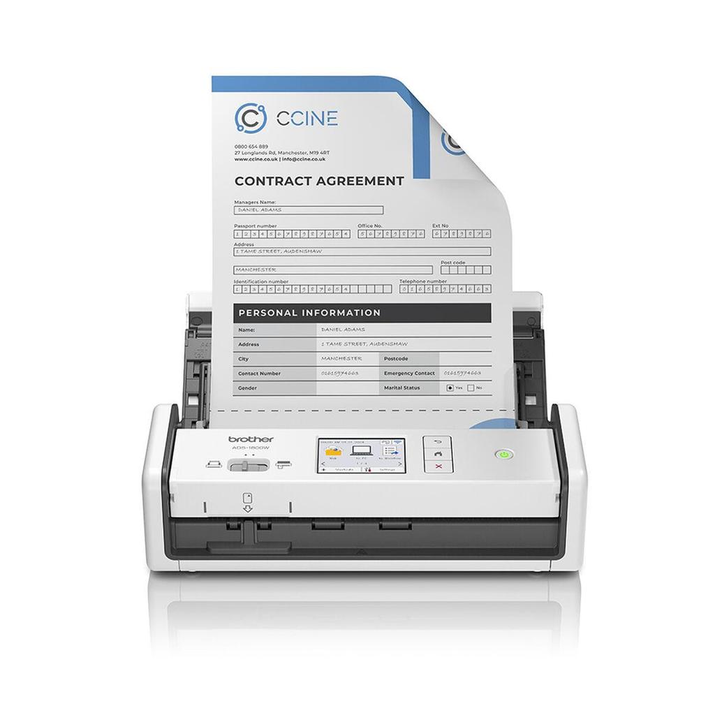 Brother ADS-1800W Document Scanner 1200 x 1200 dpi White