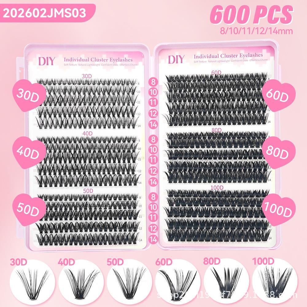 False Eyelashes False Eyelashes 30D40D False Eyelashes 240 Tufts False Eyelashes Book
