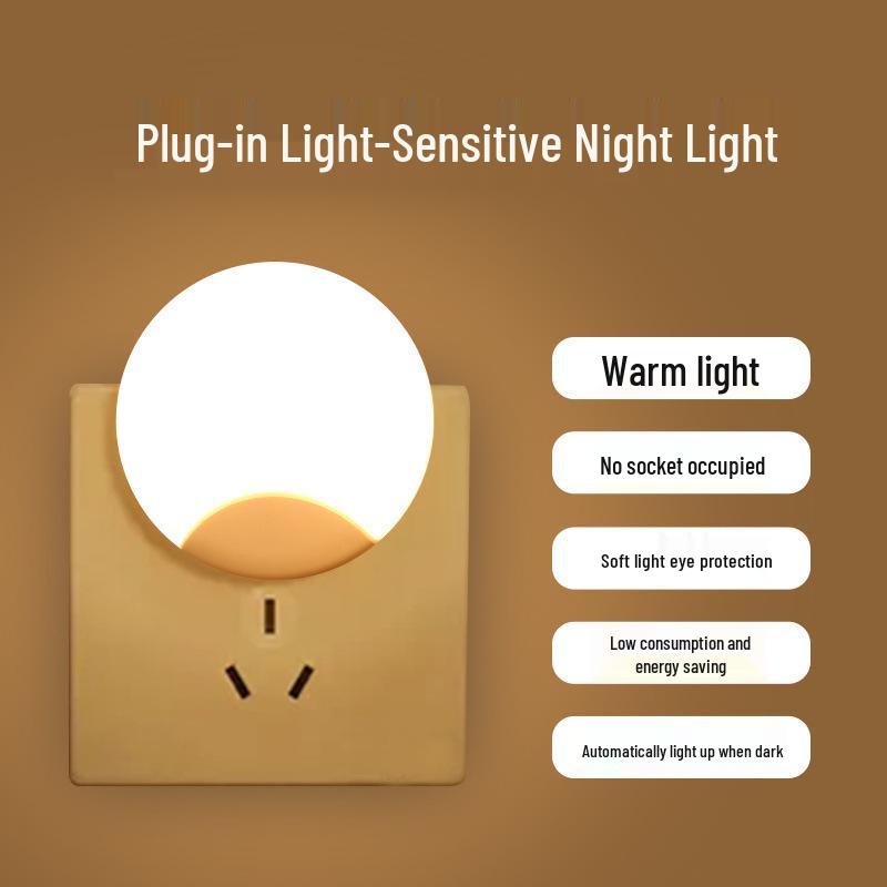Smart Sensor Night Light: Energy-Efficient LED Bedside Lamp