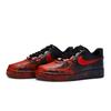 Nike Air Force 1 07 811 Manufacturing, Gothic Bloodstain, Special Shoe Box Low Top Skateboard Shoes Unisex Black Red CW2288-001(Team80-S-BOX)
