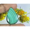 AA++ Natural Green Malachite Pear Cabochon Loose Gemstone 21X32X04MM 37Cts. D-08