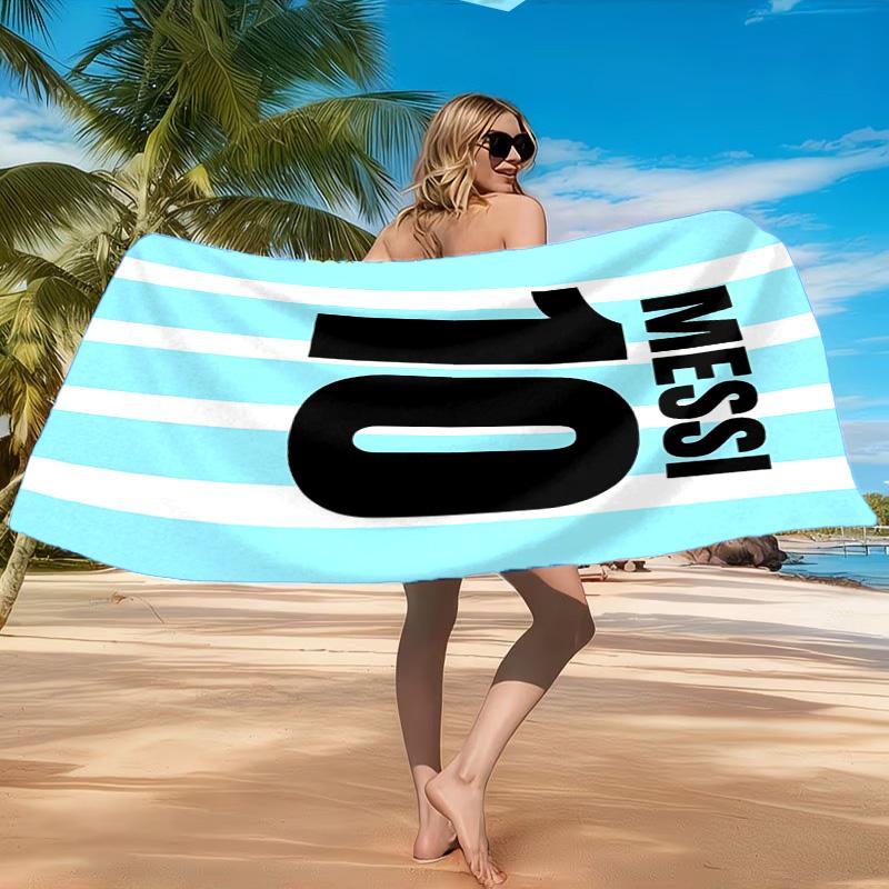 Number 10 Beach Towel, Quick-drying, Easy to Care for, Suitable for Both Fitness and Beach Vacations,Sports Essential