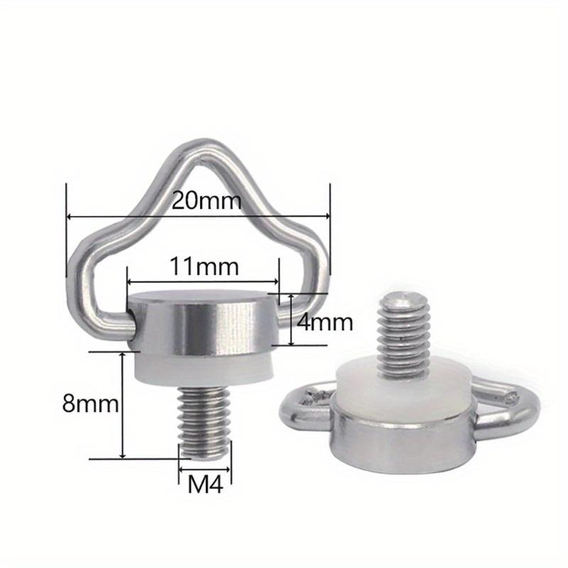 2Pcs M4 Hand Screw Quick Release Screw for Drone Screen Remote Control Shoulder Strap Lanyard Screws