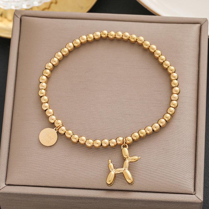 Women's Fashion Titanium Steel Bracelet: Elegant Japanese & Korean Design, Non-Fading Stainless Steel, Versatile Jewelry.