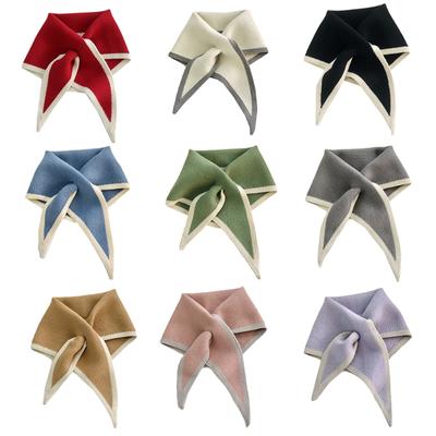 For Cross Scarf For Women Luxury Scarf Women for Triangle Scarf With Fringe Korean Version Small Scarf Female Autumn Win