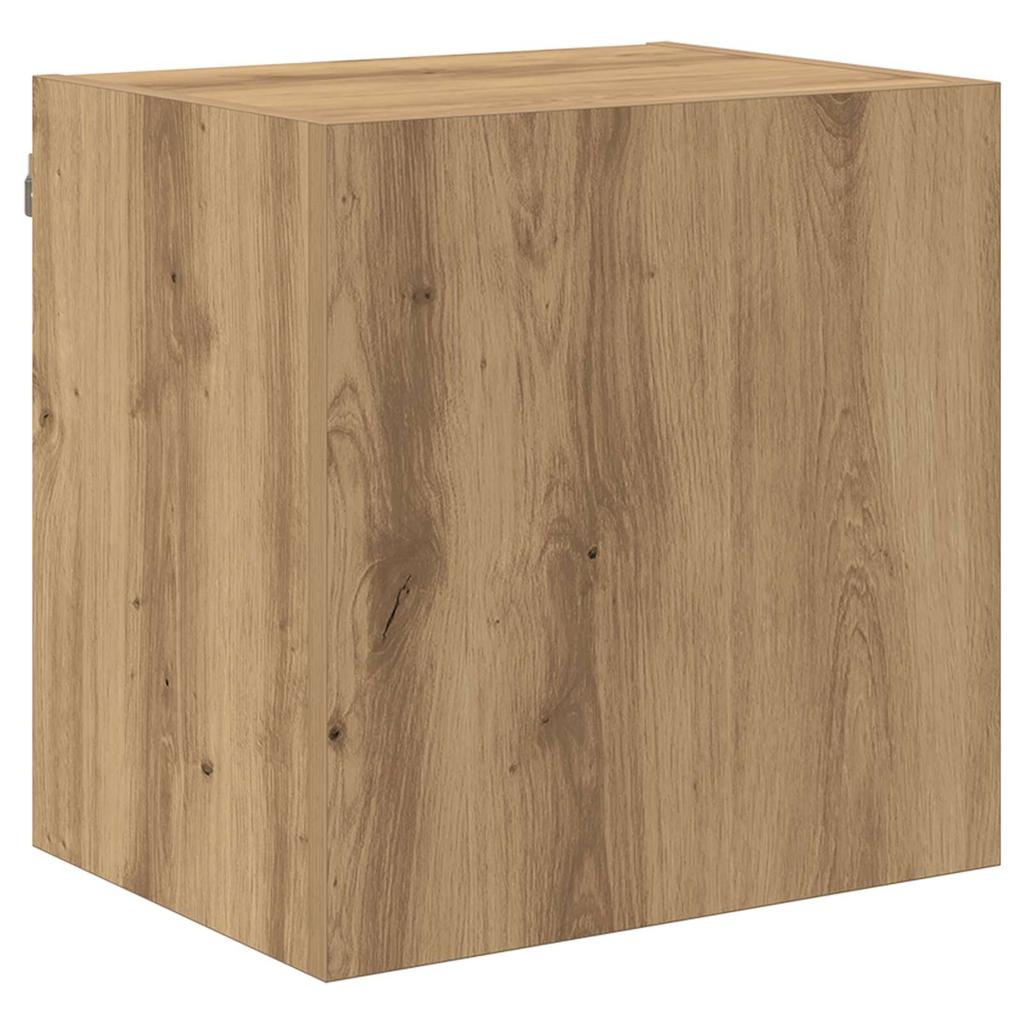 Wall Mounted TV Cabinet 40.5x30x40cm Artisan Oak Engineered Wood