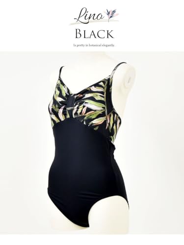 [abby] Lino Botanical Print Leotard, Women's, White, Sizes M-L