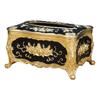 European Tissue Box Large Capacity Easy Access Tissue Box Cover Acrylic Paper Napkin Holder Luxurious Home Decoration